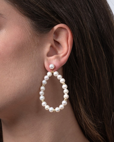Pendientes Tabarca, plata dorada