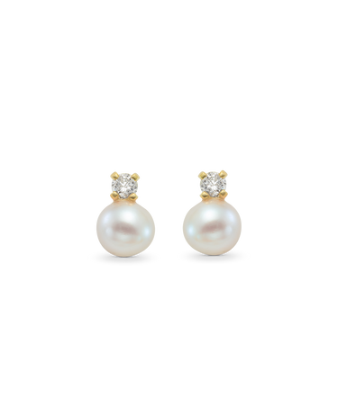 Pendientes Tu y yo Pearl, oro