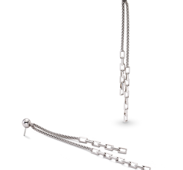 Pendientes Wish, plata