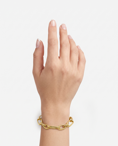 Pulsera Altai, plata dorada