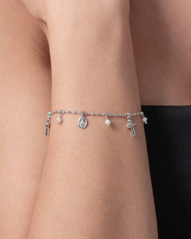 Pulsera Azalia, plata