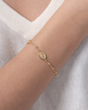 Pulsera Cira, plata dorada