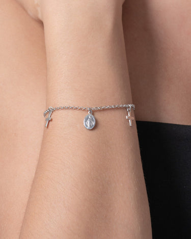 Pulsera Dinah, plata