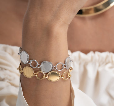 Pulsera Falla, plata