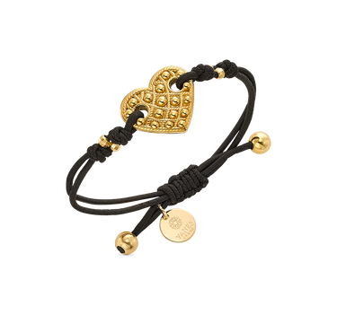 Pulsera Isabella, plata dorada