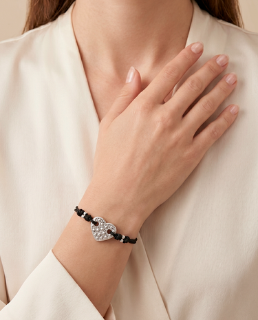 Isabella bracelet, silver