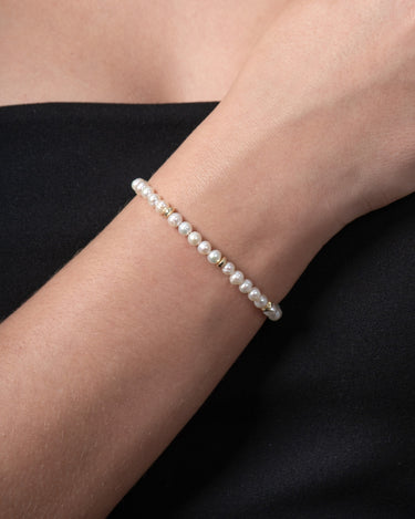 Pulsera Jávea, plata dorada