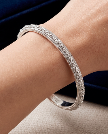 Pulsera Mencía, plata