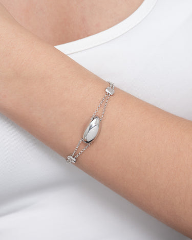 Pulsera Ston, plata