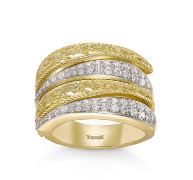 Sortija Marina Alhambra diamantes, oro