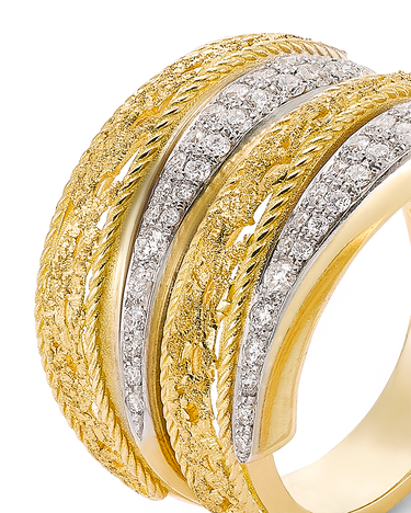 Sortija Marina Alhambra diamantes, oro