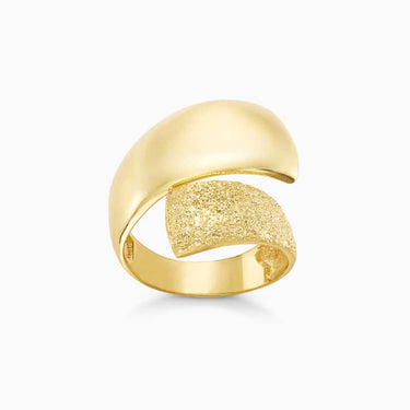 Claudel ring gold plated silver