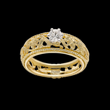 Kiran ring gold and diamonds 0.31