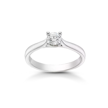 0.30cts. Martha solitaire diamond ring, white gold