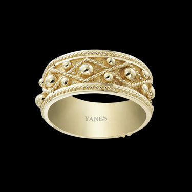 Yellow gold Timbal ring