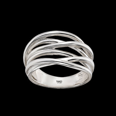 Anillo Twist, plata