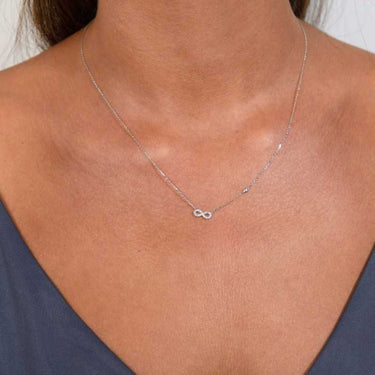 Colgante Bianca diamantes, oro blanco