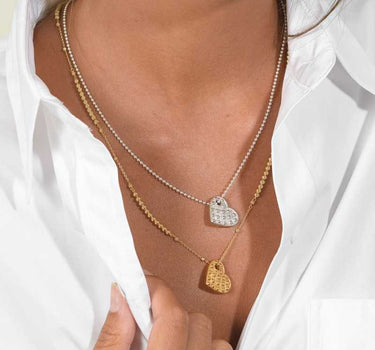 Colgante Isabella, plata dorada