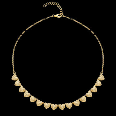 Collar Beat, plata dorada