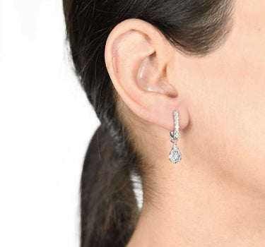 Criollas Shine diamantes, oro blanco