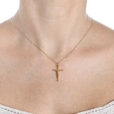 Cruz Santo 24 x 14 mm, oro