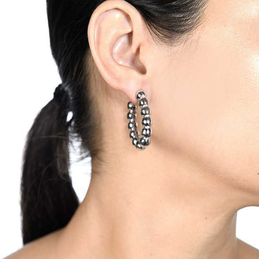 Pendientes Calder, plata