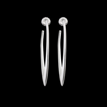 Pendientes Clip, plata