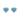 Pendientes Corazón azul, oro