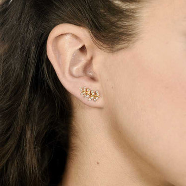 Pendientes Francesca diamantes, oro