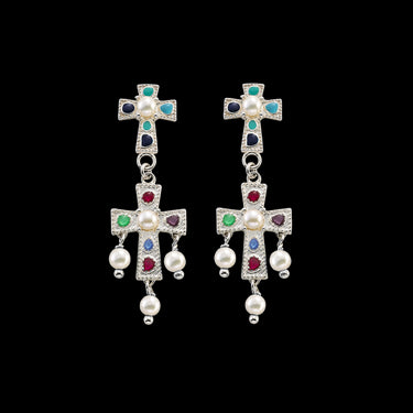 Pendientes Guadamur mini, plata