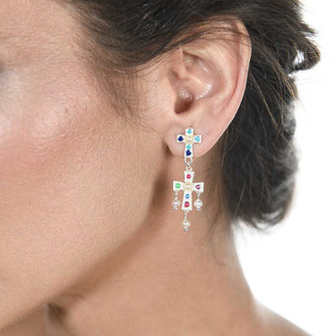 Pendientes Guadamur mini, plata