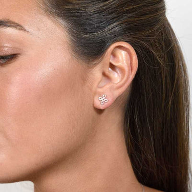 Pendientes Monna Lisa diamantes, oro blanco