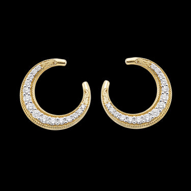 Pendientes Moonlight diamantes, oro