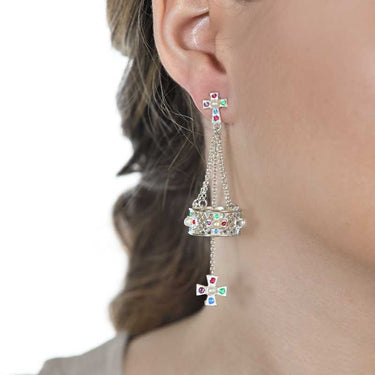 Pendientes Recaredo, plata