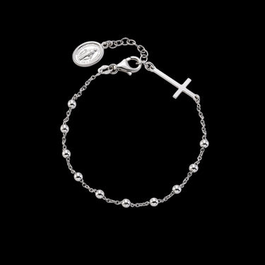 Pulsera Misterio rosario, plata