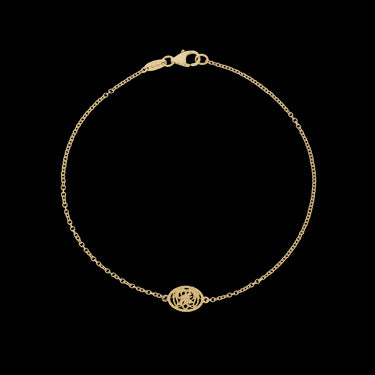 Pulsera Oval Mini oro amarillo